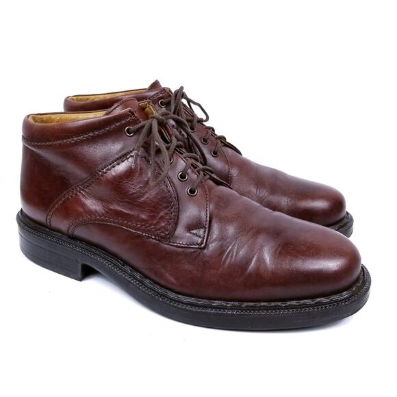 Bacco Bucci Men's Brown Leather Ankle Chukka Boots Size 8 - Picture 1 of 8